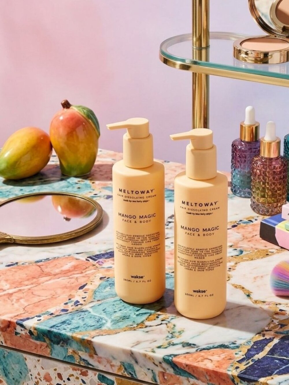Wakse Meltoway Mango Magic Hair Dissolving Cream Set (2 Bottles)
